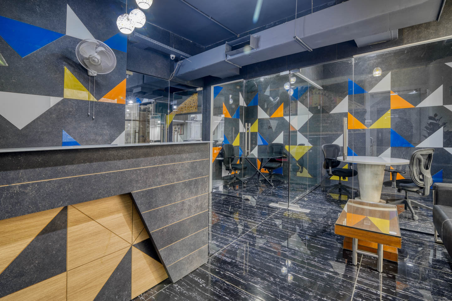 Let’s Connect coworking office space in noida - Qdesq